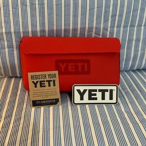 Yeti Sidekick Dry 1L Waterproof Gear Case ~ Rescue Red ~ BNNU